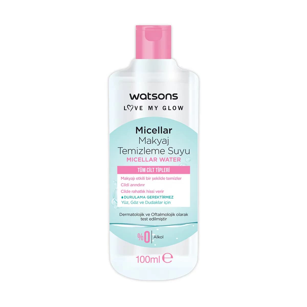 Watsons ماء التنظيف واتسونز حجم السفر 100 مل