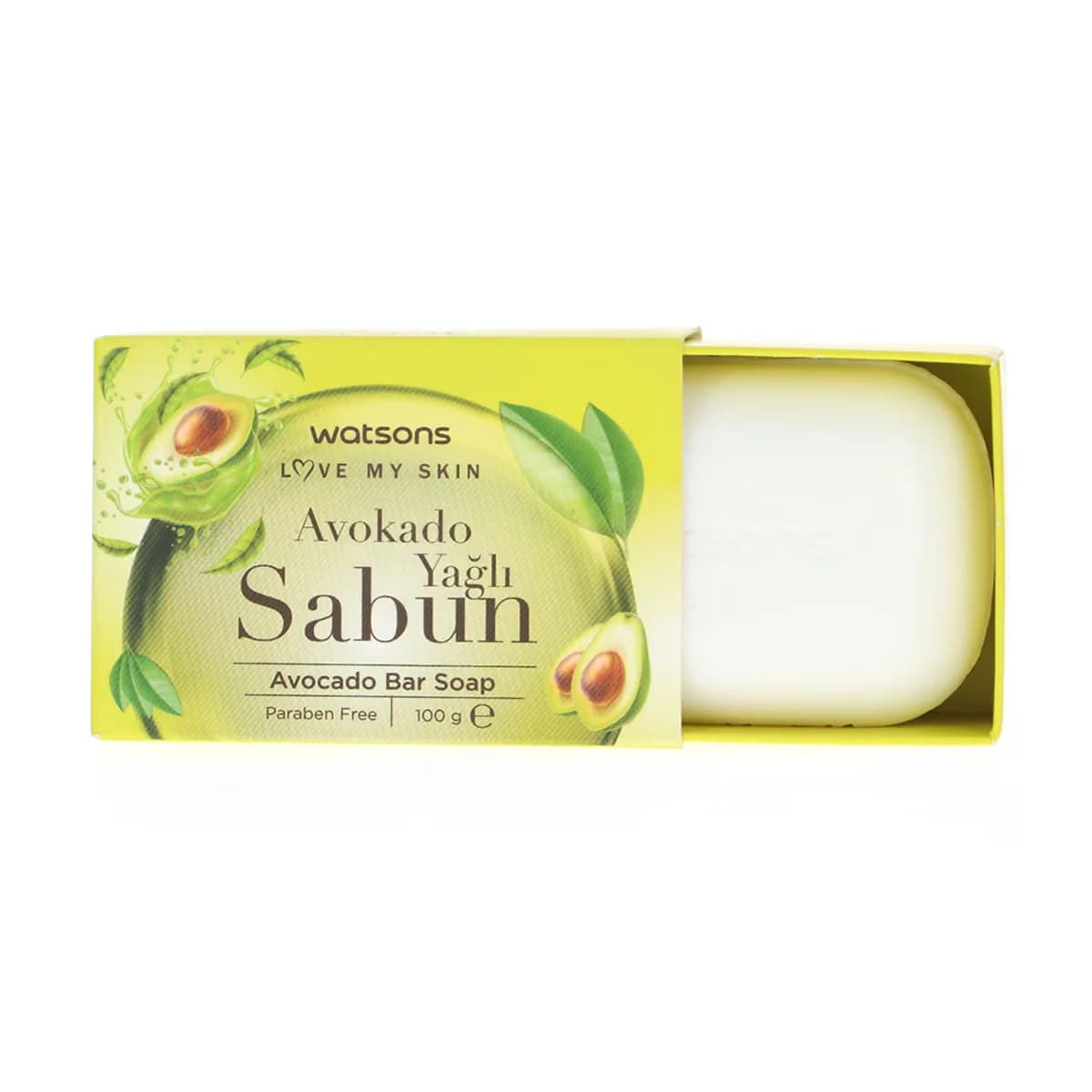 Watsons صابون اليدين الصلب بزيت الأفوكادو من واتسونز، 100 غرام
