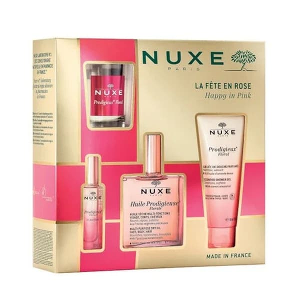 مجموعة الجمال الوردية من نوكس Nuxe