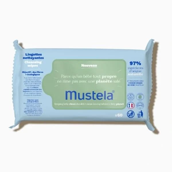 Mustela مناديل موستيلا المنظفة 60 قطعة