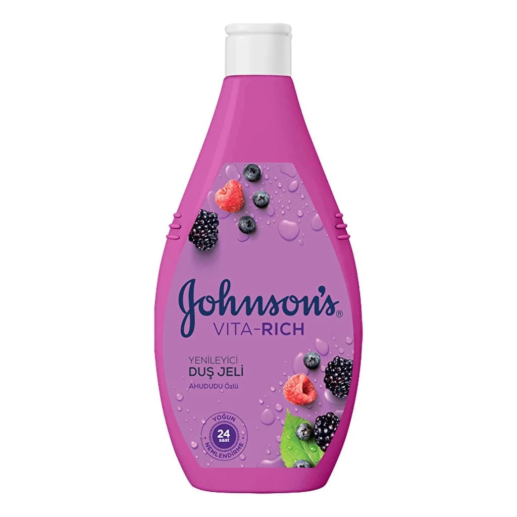 Johnson's جل الاستحمام المنعش فيتا ريتش من جونسون برائحة التوت 400 مل