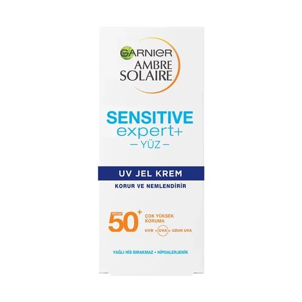 جل كريم واقي شمس SPF50+ للبشرة الحساسة 50 مل من أ. سولير A.Solaire