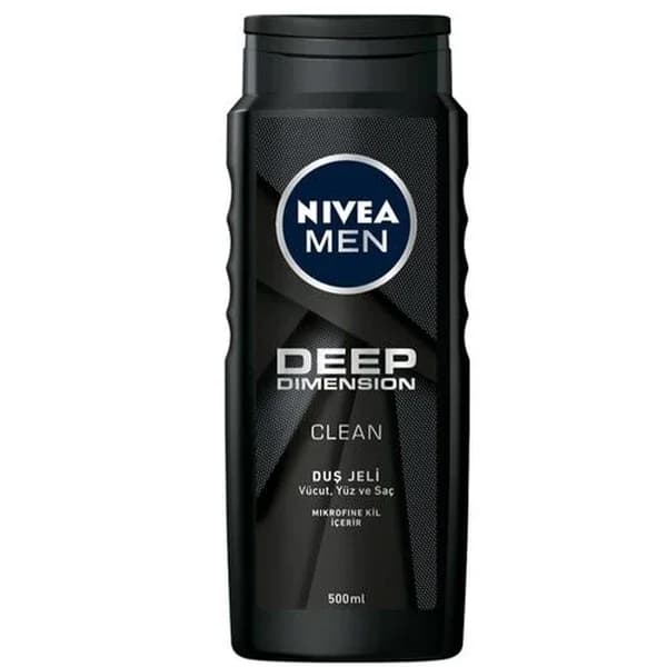 NIVEA جل الاستحمام نيفيا مين ديب دايمنشن 500 مل منظف منعش
