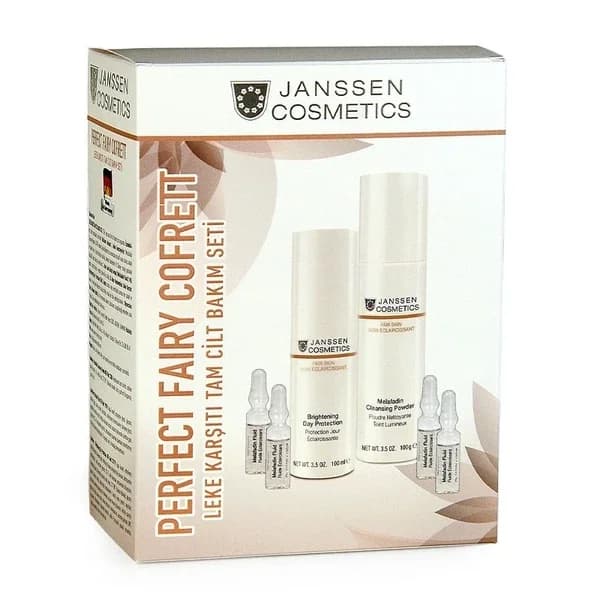 Janssen Cosmetics مجموعة العناية بالبشرة المضادة للشوائب من جانسن: منظف، أمبولة، مرطب