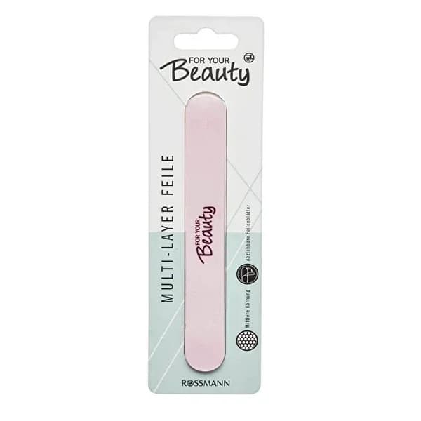 For Your Beauty مبرد أظافر متعدد الطبقات قابل للتقشير من أجل جمالك 6 ألوان