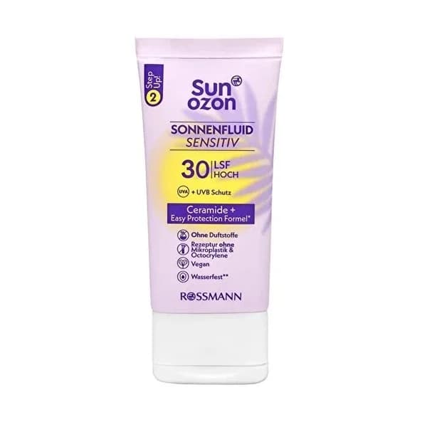 Sunozon كريم سنوزون البنفسجي للوجه بعامل حماية من الشمس 30 مرطب نباتي 50 مل