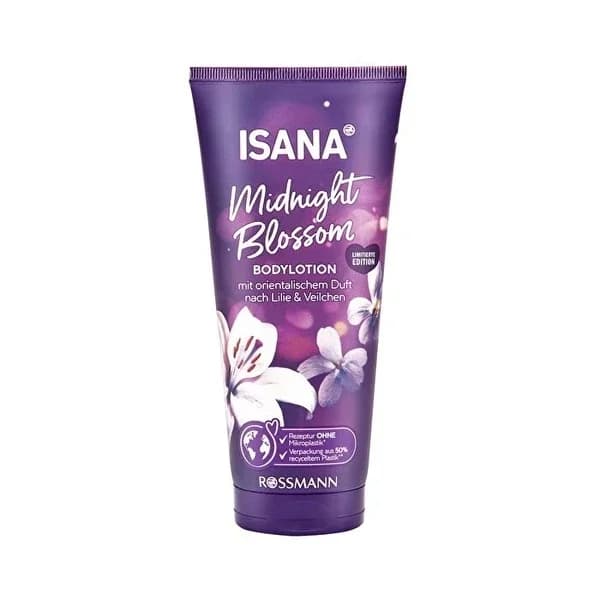 Isana لوشن الجسم إيزانا ميدنايت بلوسوم بزيت الأرغان 200 مل