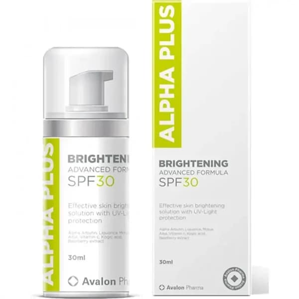 Alpha Plus افالون الفا بلس واقي شمس 30SPF لتفتيح البشرة 30 مل
