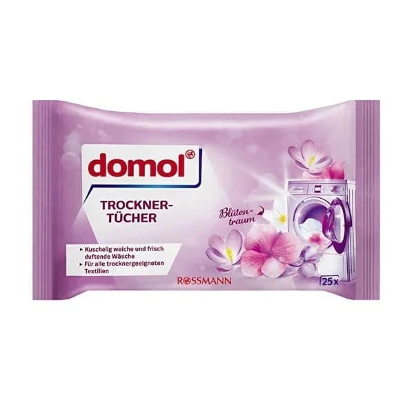 Domol مناديل دومول المجففة، زهرة الأحلام، 25 قطعة
