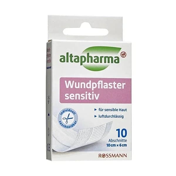 Altapharma ضمادة ألتافارما للبشرة الحساسة قابلة للقص مقاس 10 قطع