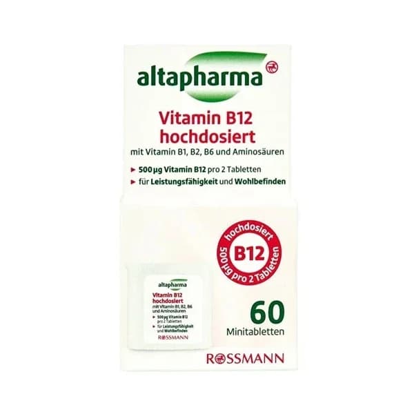 Altapharma أقراص فيتامين ب والأحماض الأمينية من ألتا فارما، 60 قرصًا، 16.8 غرام