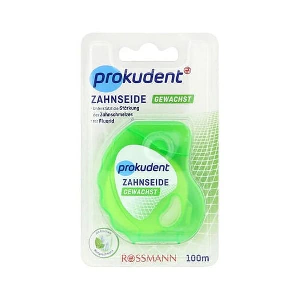 Prokudent خيط تنظيف الأسنان بروكيدنت للأسنان الحساسة ١٠٠ متر بنكهة النعناع ومشمع