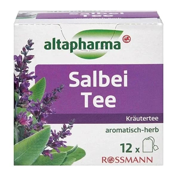 Altapharma شاي المريمية من ألتا فارما، عبوة من 12 قطعة، وزن 19.2 غرام