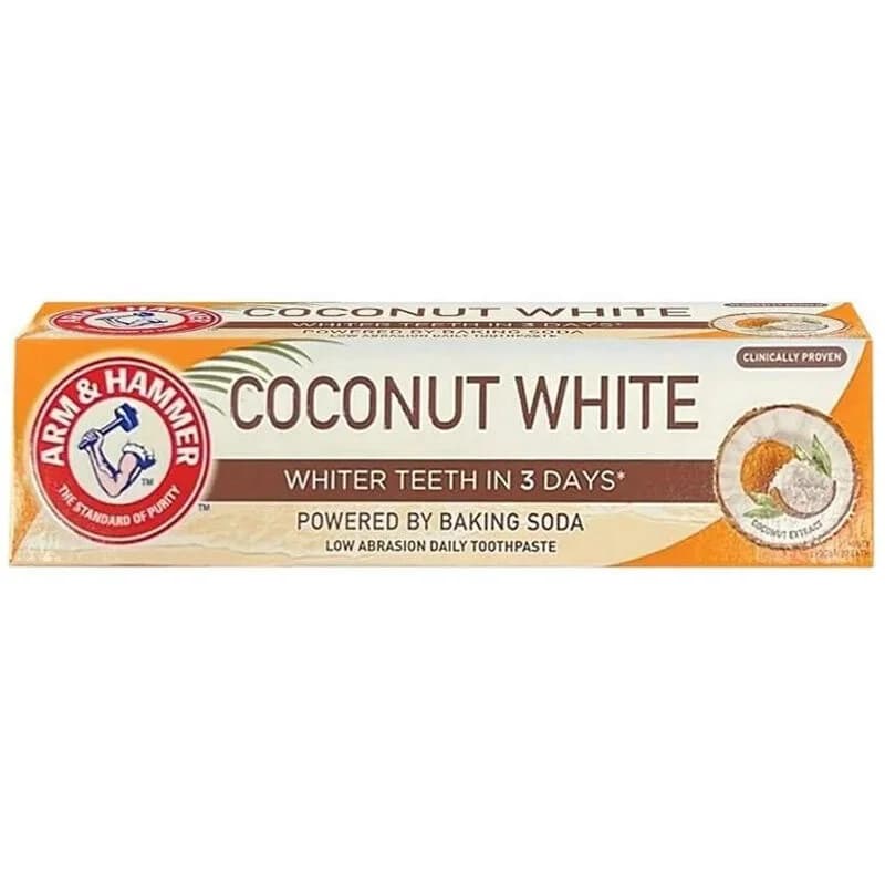 Arm & Hammer معجون أسنان آرم آند هامر بجوز الهند الأبيض 75 مل