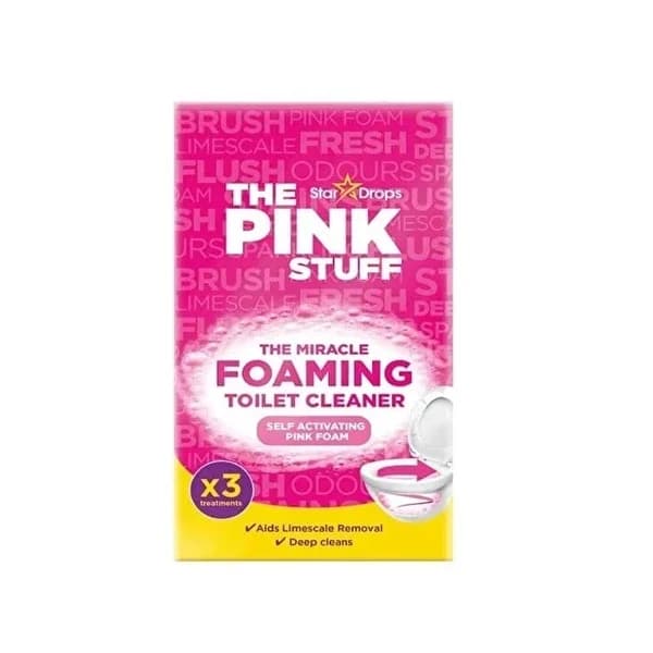 The Pink Stuff رغوة منظف المرحاض ذا بينك ستاف، 3 × 100 غرام