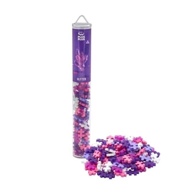 Plus Plus مزيج بريق بلس بلس 100 قطعة (أنبوب)