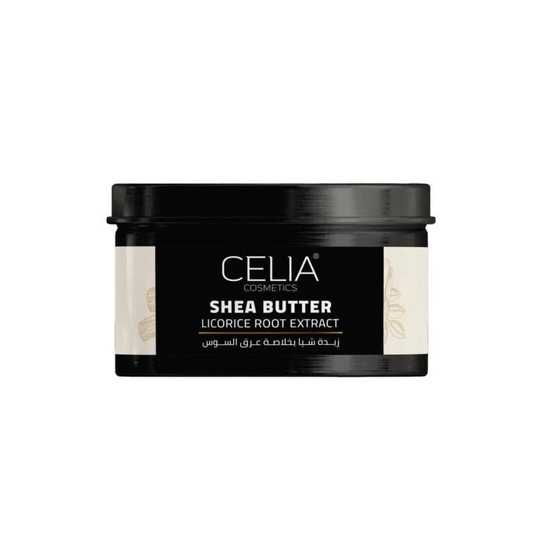 زبدة الشيا مع مستخلص جذور العرقسوس 300 جرام من سيليا Celia