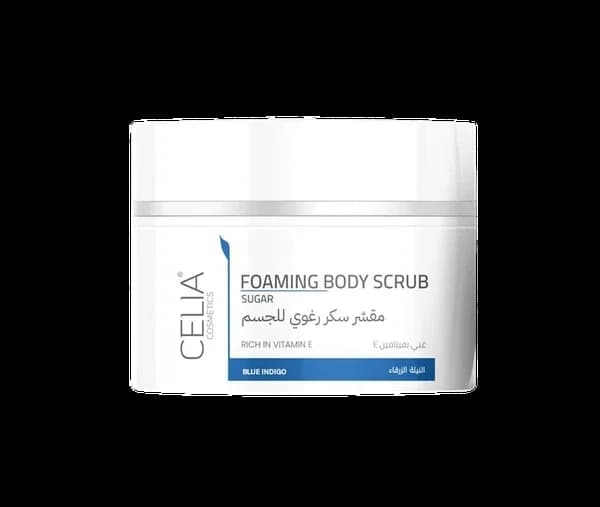 سكراب الجسم الرغوي باللون النيلي 400 جرام من سيليا Celia