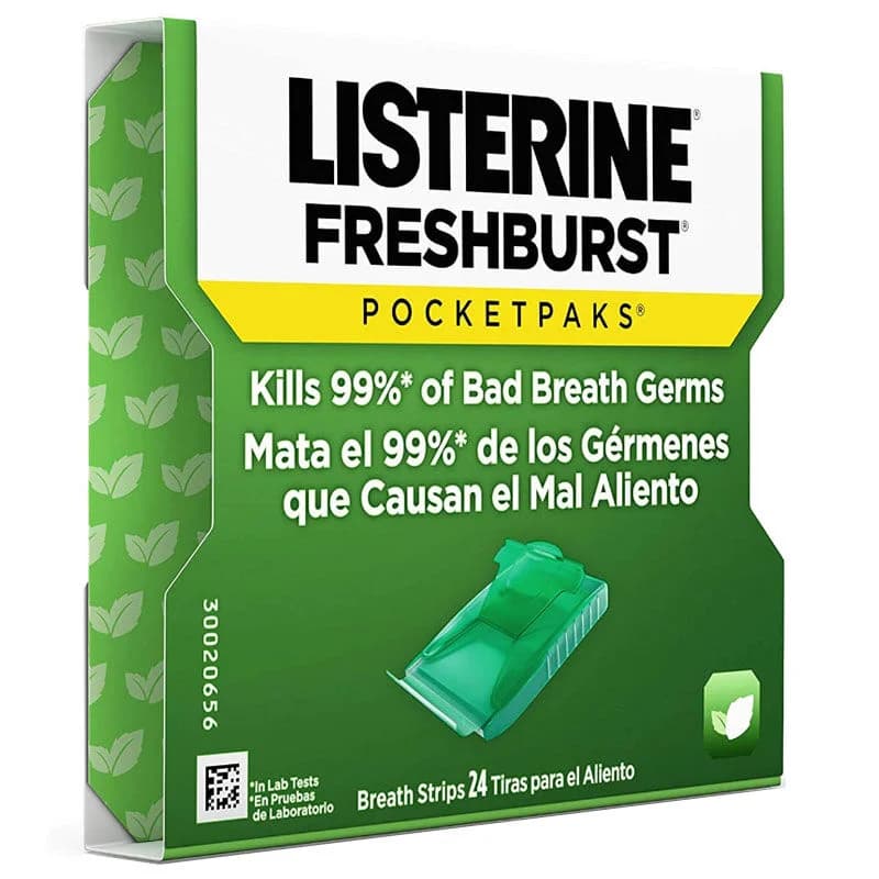 Listerine شرائط ليسترين فريسبورست داماك، 24 ورقة