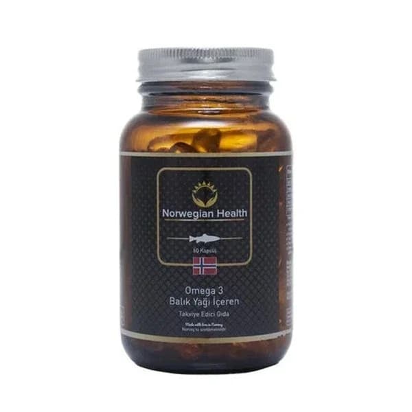 زيت السمك أوميغا 3 60 كبسولة من نورويجن هيلث Norwegian Health