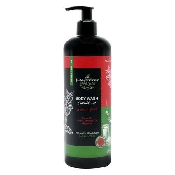 Jardin Oleane جل استحمام الشاي المغربي من جاردن اوليان، 480 مل