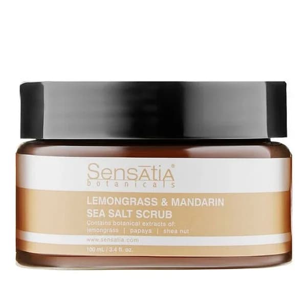 Sensatia Botanicals مقشر ملح البحر بالليمون واليوسفي من سنساتيا بوتانيكالز ١٠٠ مل