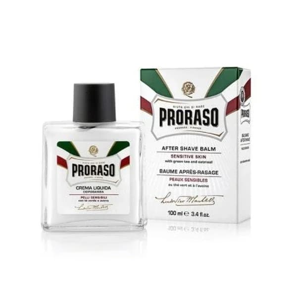 Proraso بلسم ما بعد الحلاقة بروراسو خلاصة الشاي الأخضر والشوفان 100 مل