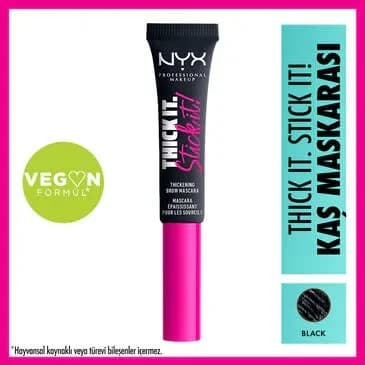 NYX ماسكارا الحواجب تيك إت ستيك إت من نيكس بروفيشنال ميك أب، لون أسود