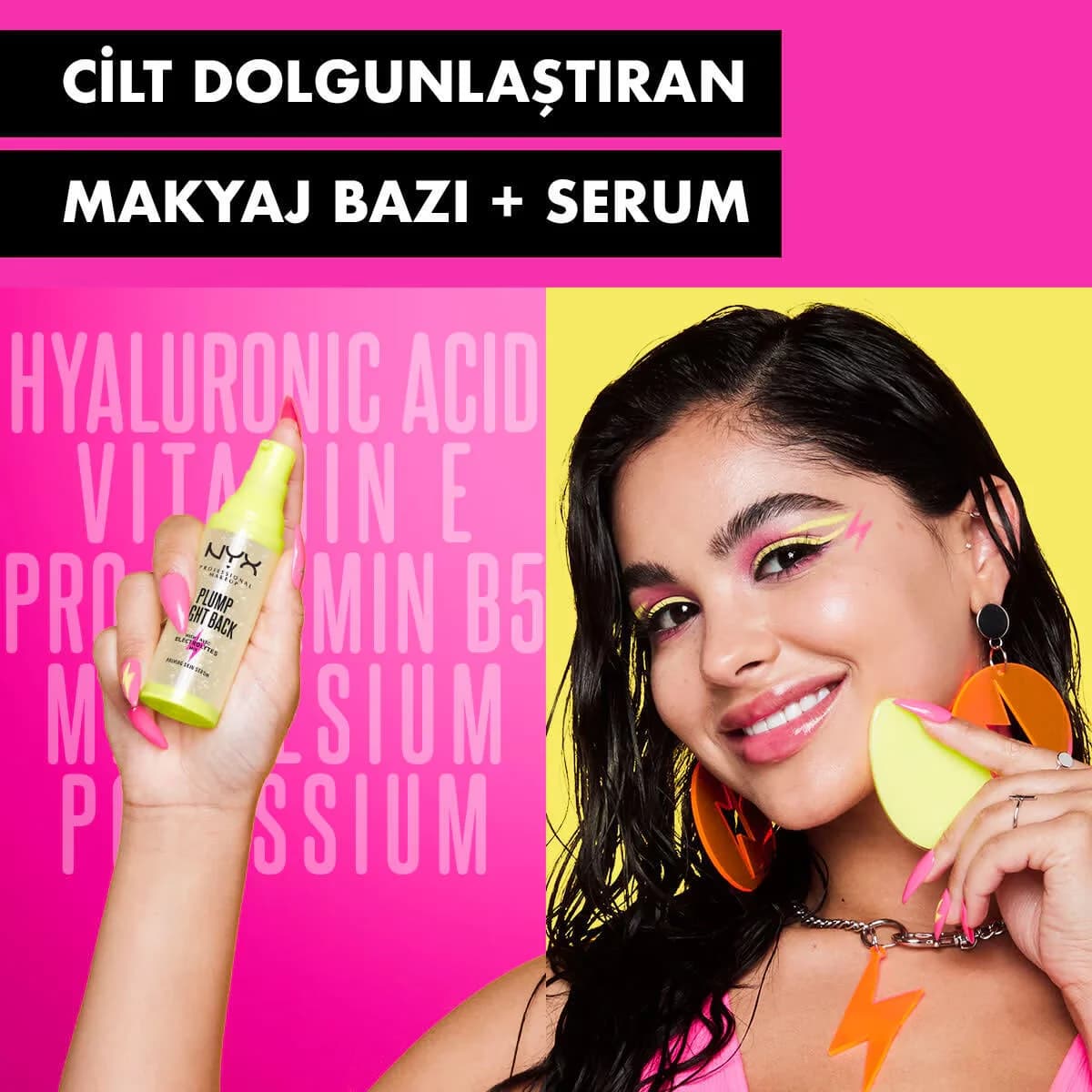 NYX قاعدة مكياج بلامب رايت باك من نيكس بروفيشنال ميك أب + سيروم