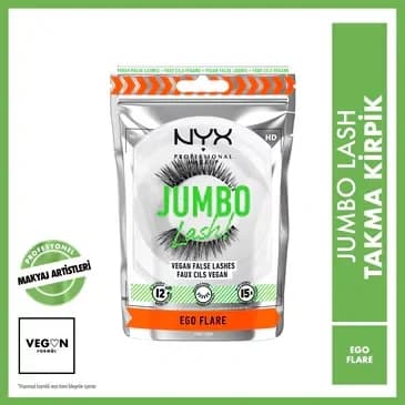NYX رموش صناعية جامبو لاش من نيكس بروفيشنال ميك أب إيجو فلار