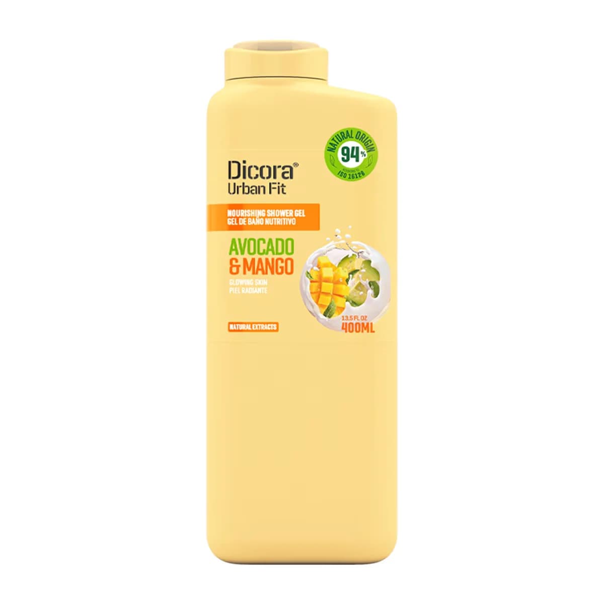 Dicora Urban Fit جل استحمام ديكورا أوربان فيت فيتامين هـ بالمانجو والأفوكادو 400 مل