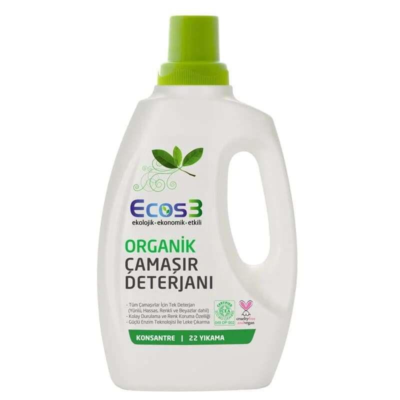 Ecos3 منظف ​​الغسيل فائق التركيز إيكوس3 سعة 750 مل تنظيف صديق للبيئة