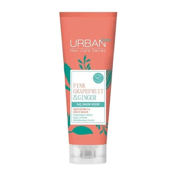 Urban Care كريم العناية بالشعر من أوربان كير بالجريب فروت الوردي والزنجبيل 250 مل