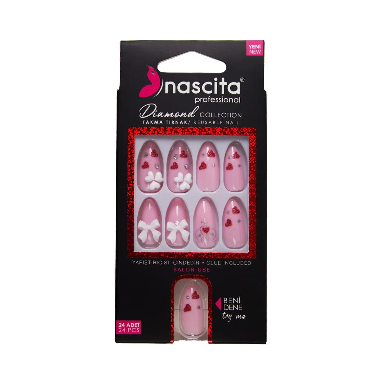 أظافر صناعية ماسية S262 من ناسيتا Nascita
