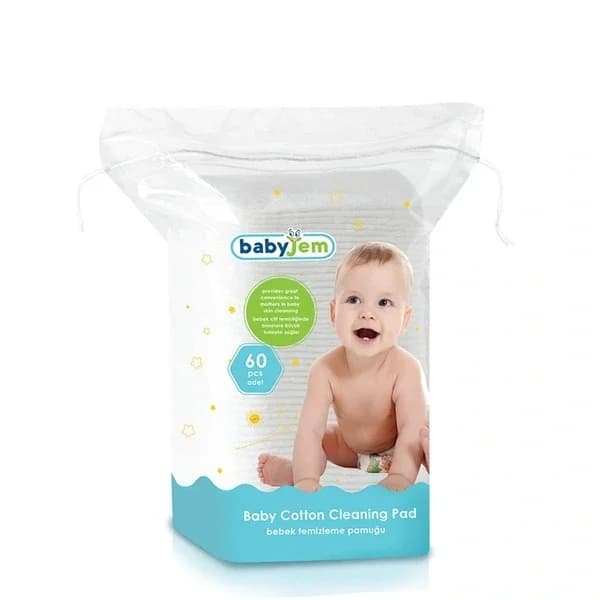 Babyjem مناديل تنظيف الأطفال حديثي الولادة من بيبي جيم مصنوعة من القطن بنسبة 100%