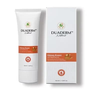 Duaderm كريم دواديرم الطبيعي للوقاية من الشمس بعامل حماية 50، 100 مل