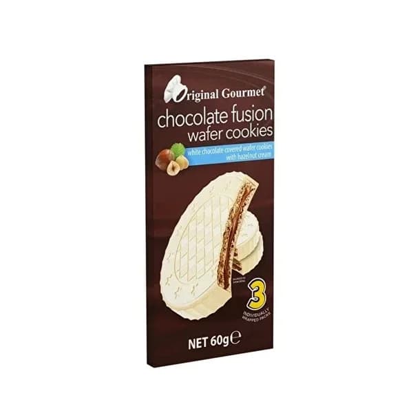 Original Gourmet بسكويت الويفر الأصلي الأبيض 60 جرام
