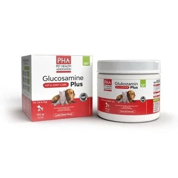 PHA-Pet Health Association بي إتش إيه غلوكوزامين بلس للحيوانات الأليفة دعم المفاصل 150 جرام