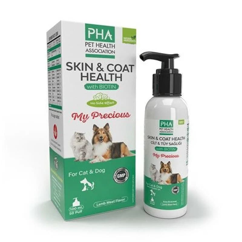 PHA-Pet Health Association مضخة صحة جلد الحيوانات الأليفة بي إتش إيه سكين-كوت مرطب 100 مل