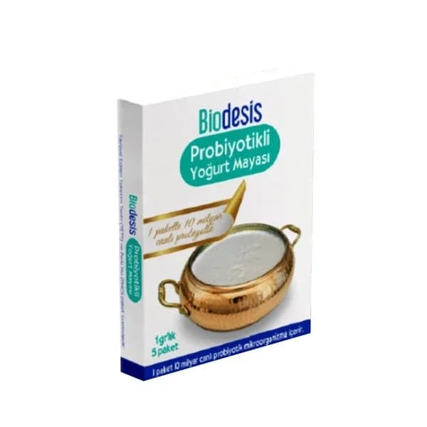 Biodesis خميرة الزبادي البروبيوتيك من بيوديسيس 1 غرام × 5 قطع
