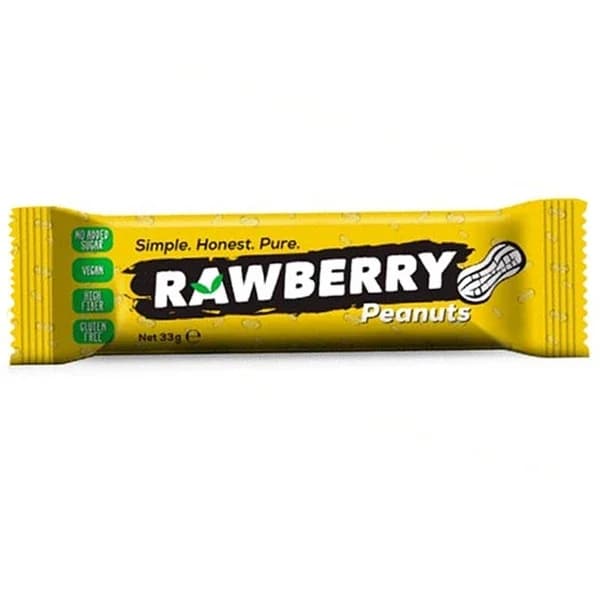 Rawberry وجبة خفيفة من التوت الخام مع الفول السوداني 33 غرام