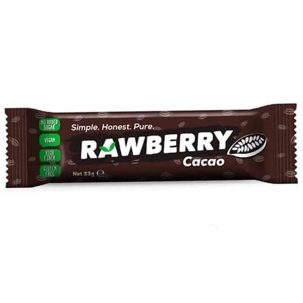 Rawberry وجبة خفيفة من التوت الأحمر مع الكاكاو 33 غرام