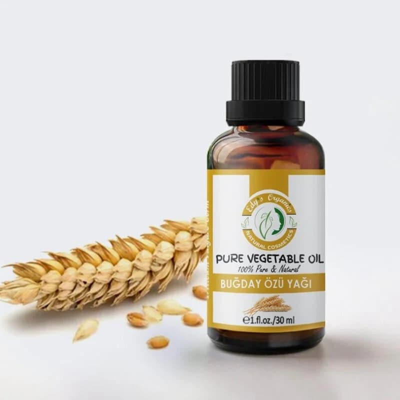 Edys Organics زيت جنين القمح العضوي من إيديس، 30 مل معصور على البارد وغني بالعناصر الغذائية