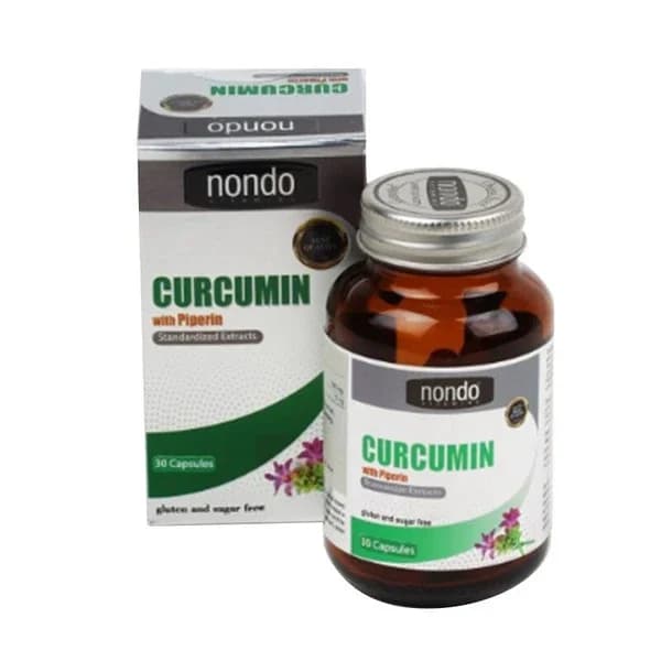 Nondo Vitamins نوندو فيتامينات الكركمين، 30 كبسولة