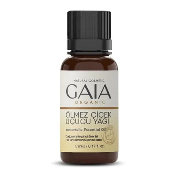 Gaia Organic زيت غايا العضوي العطري من نبات الهيليكريسوم ٥ مل زهرة أبدية