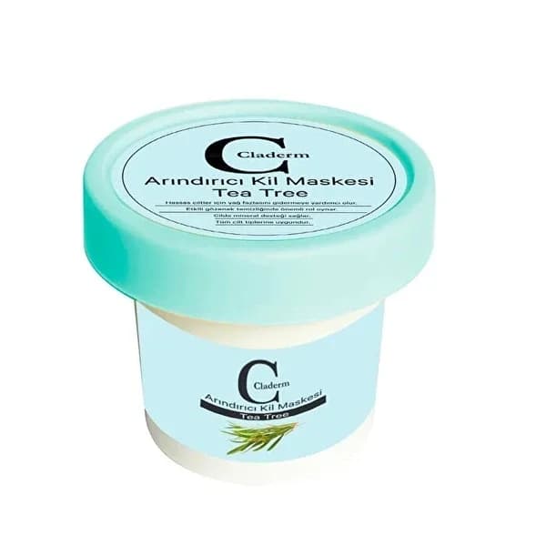 Claderm قناع الطين بزيت شجرة الشاي من كلاديرم 100 مل لعلاج حب الشباب والتحكم في الزيوت
