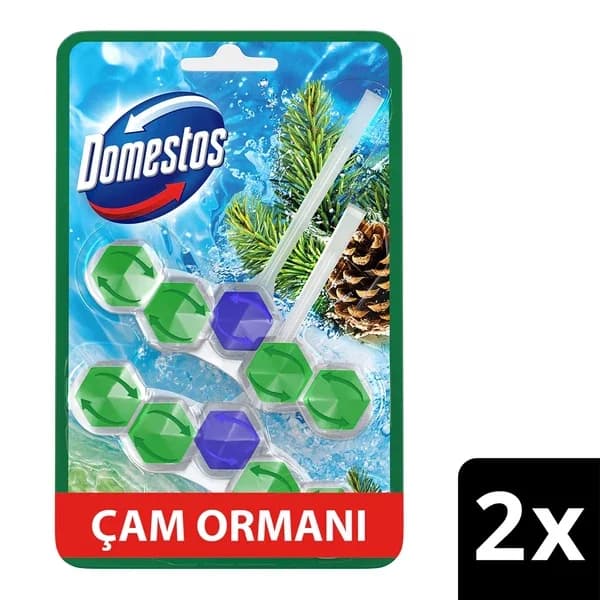 Domestos دومستوس كتلة مرحاض غابة الصنوبر 100 غرام
