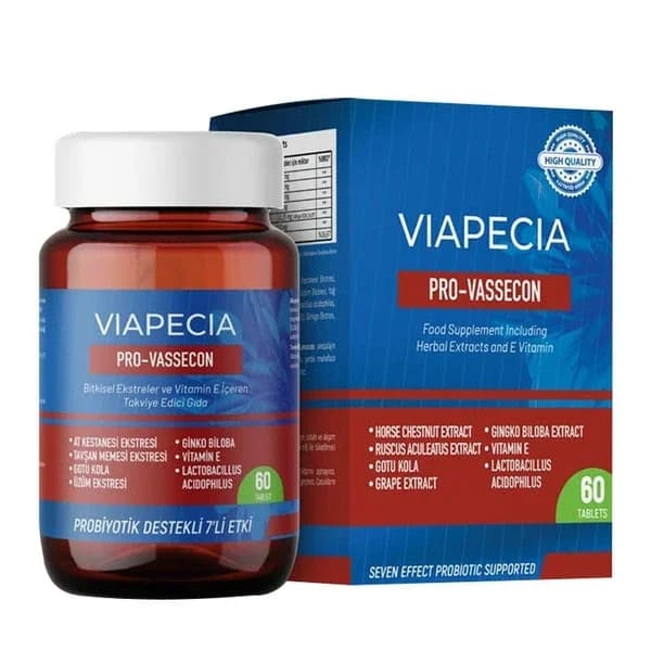 Viapecia مكمل غذائي فيابيسيا برو-فاسيكون 60 قرصًا