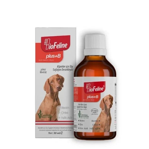 Biofeline قطرات الفيتامينات المتعددة من بيوفيلاين بلس لصحة بشرة الكلاب ٥٠ مل