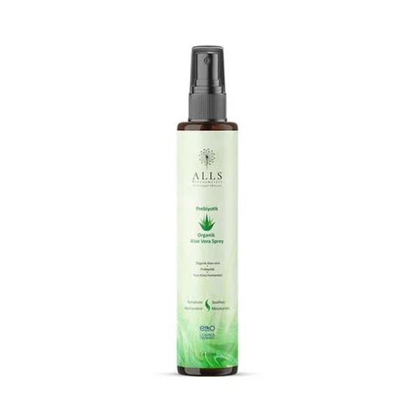 رذاذ الألوة فيرا العضوي المسبق للبروبيوتيك 140 مل من أولز بيوكوزمتيكس Alls Biocosmetics
